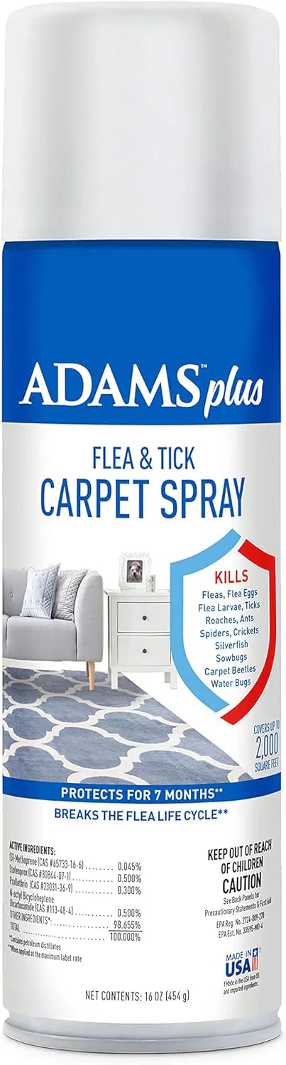Adams Plus Flea & Tick Carpet Spray Insecticide - 16 Oz.