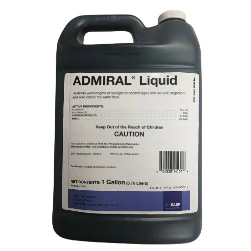 Admiral Lake & Pond Colorant, Aquatic and Algicide - 1 Gallon
