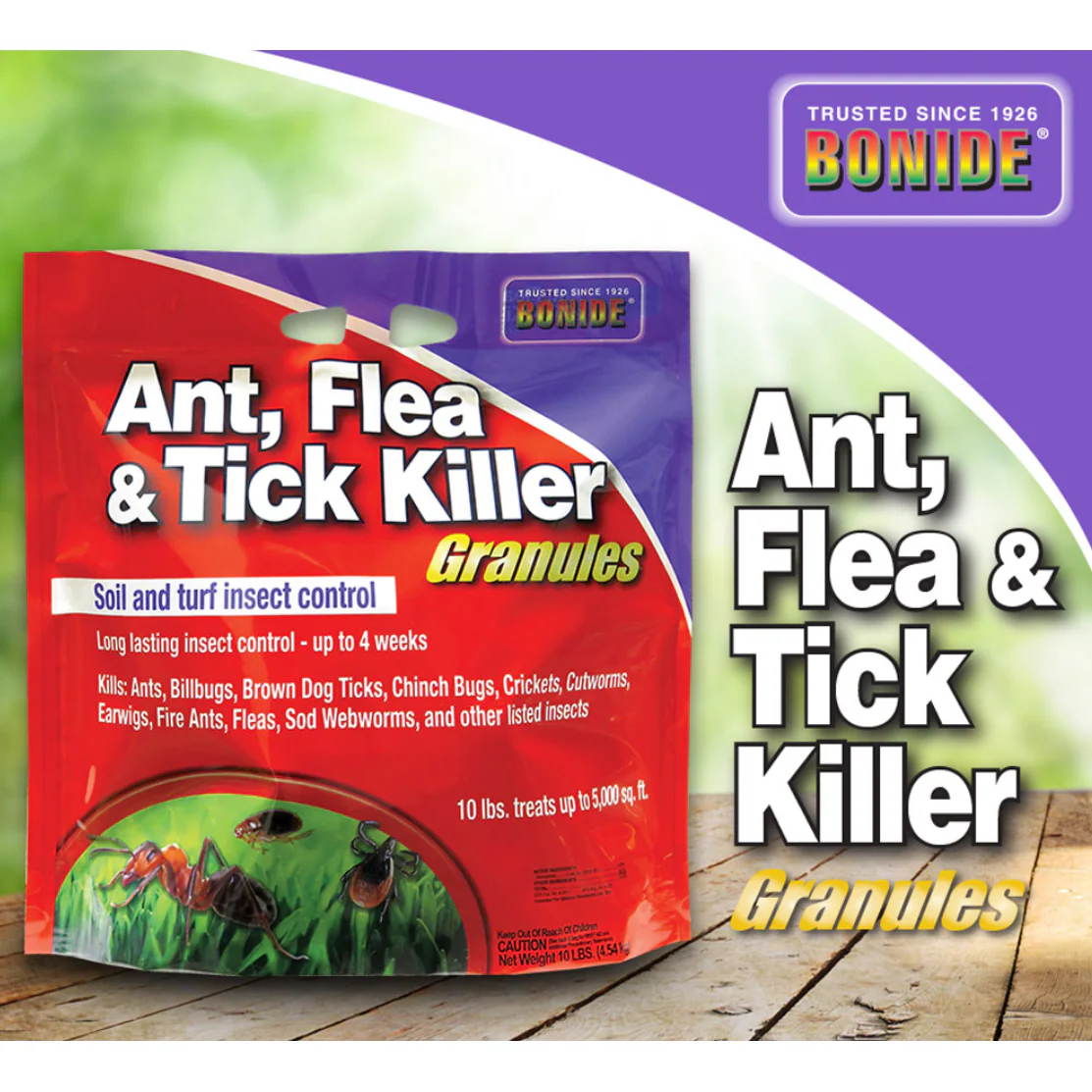 Ant, Flea & Tick Killer Granular Insecticide - 10 Lbs.
