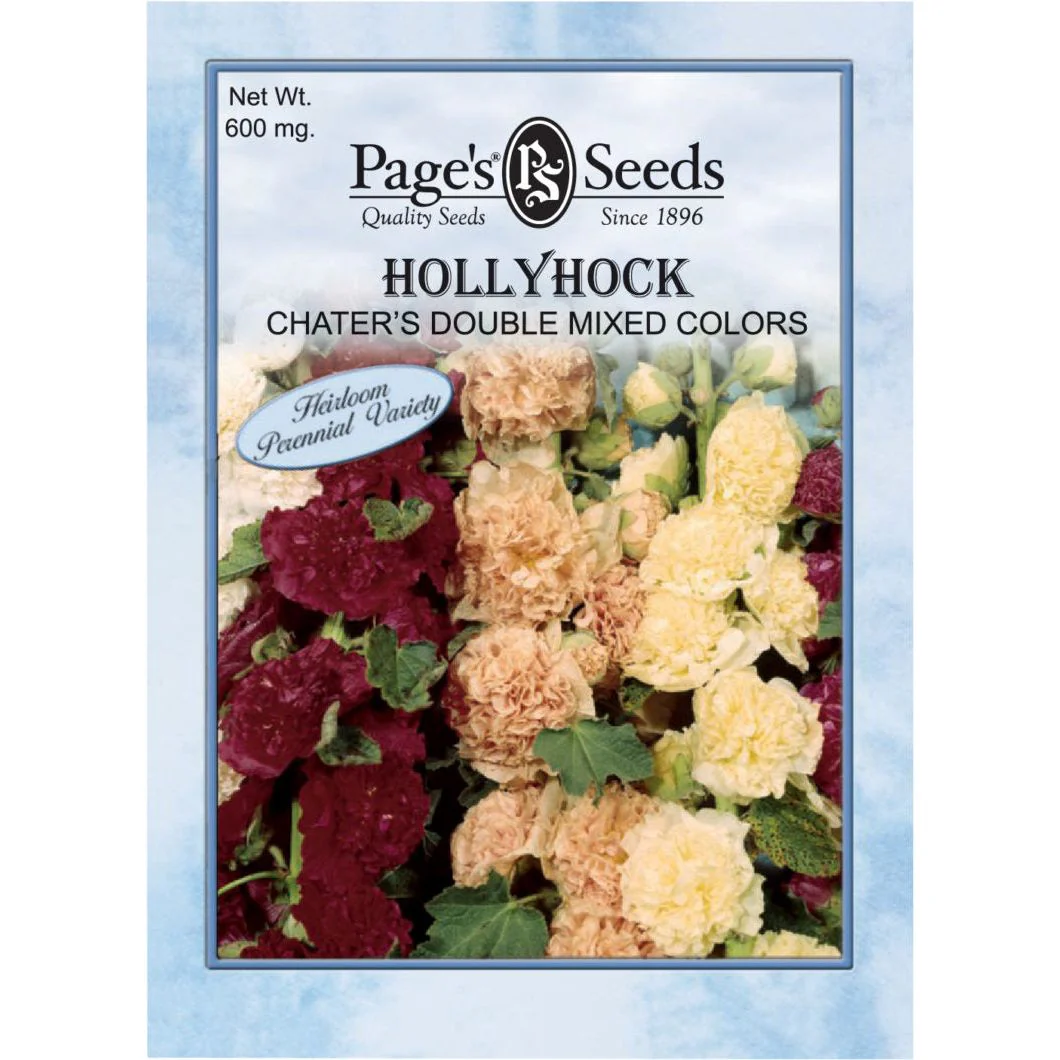 Hollyhock Chater’s Double Mixed Colors- Packet
