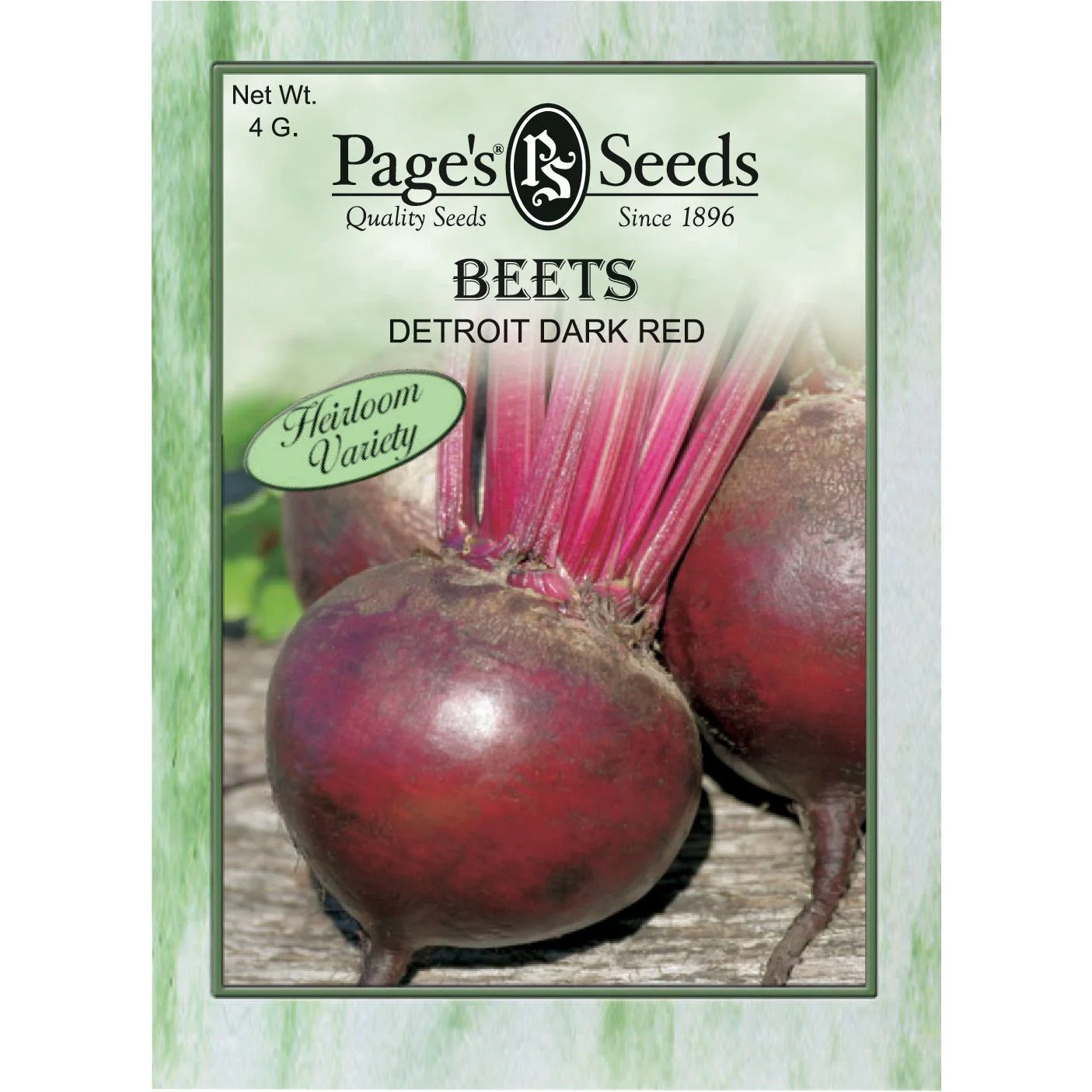 Beets Detroit Dark Red Seed - 1 Packet