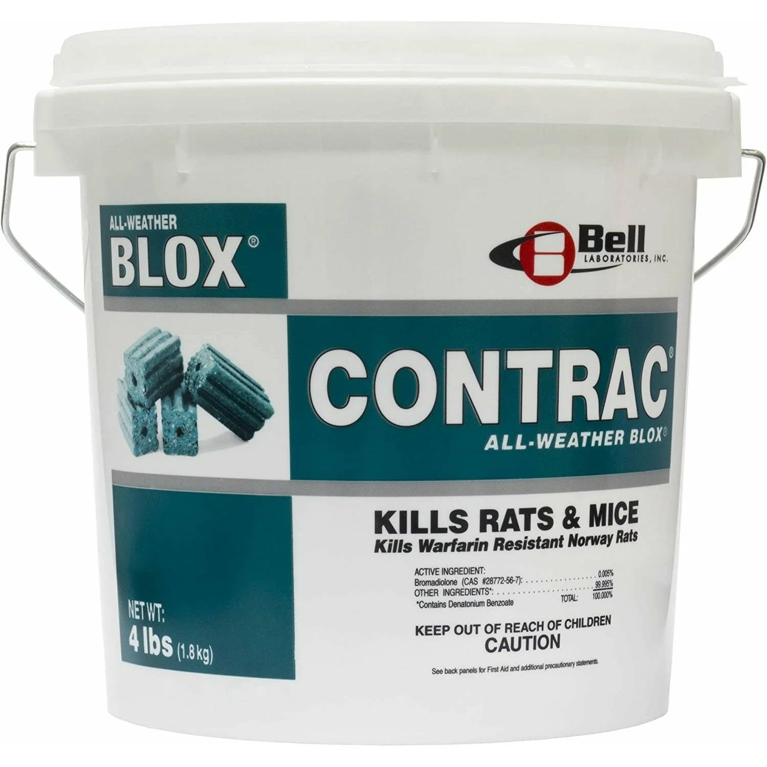CONTRAC All-Weather BLOX Bromadiolone Rat and Mouse Bait