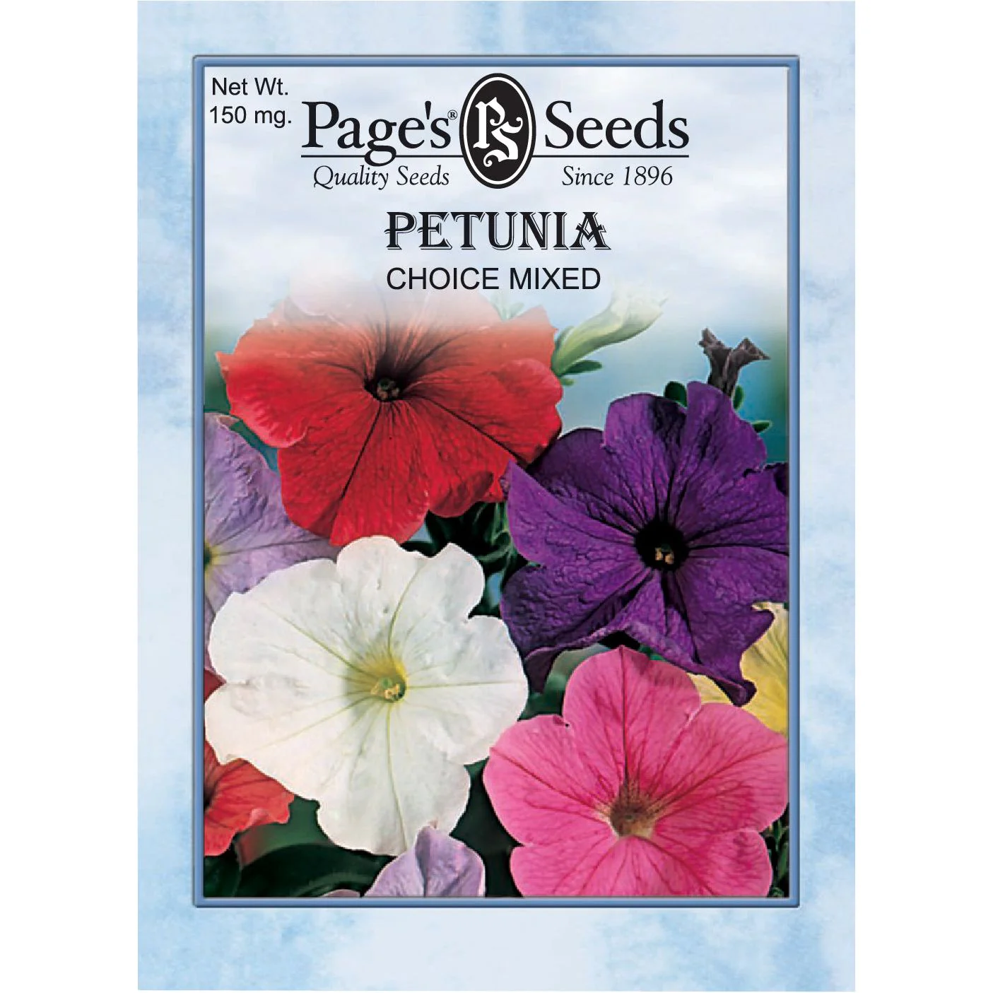 Petunia Choice Mixed Colors Seeds - 1 Packet