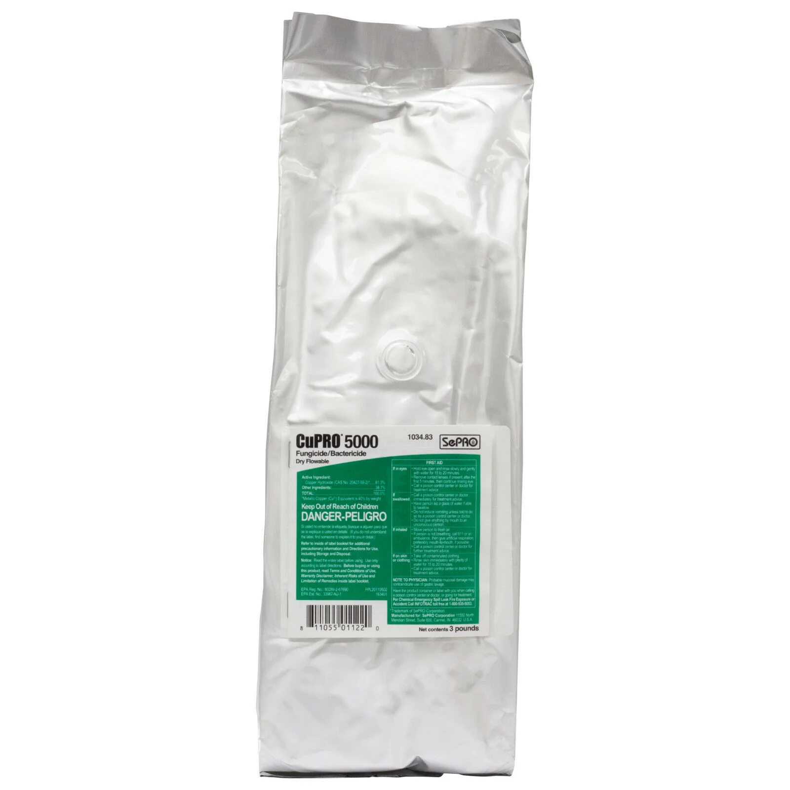 CuPRO 5000 DF Fungicide Bactericide - 3 Lbs.