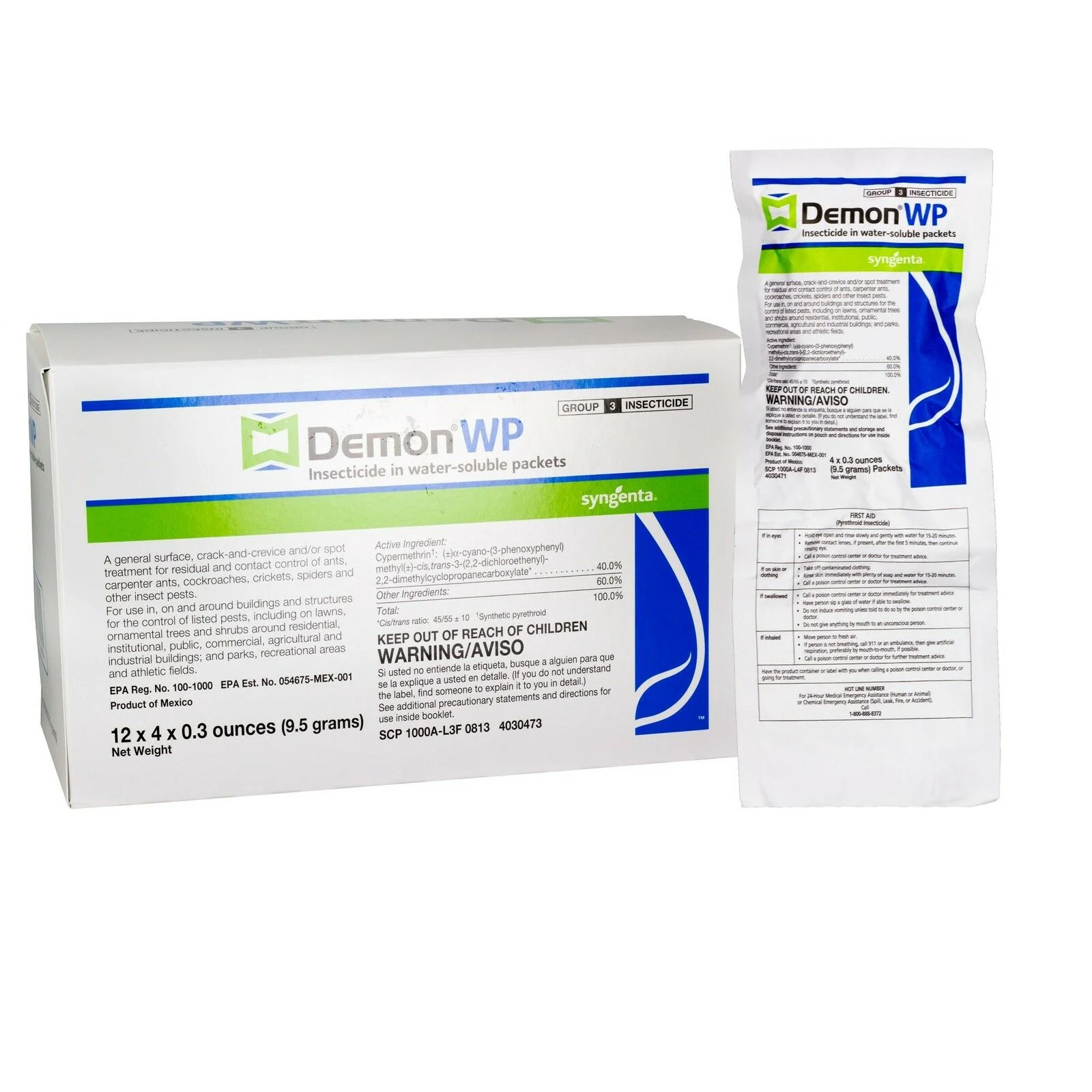 Demon WP Insecticide 4 x 0.3 Oz. Packets - Image 2