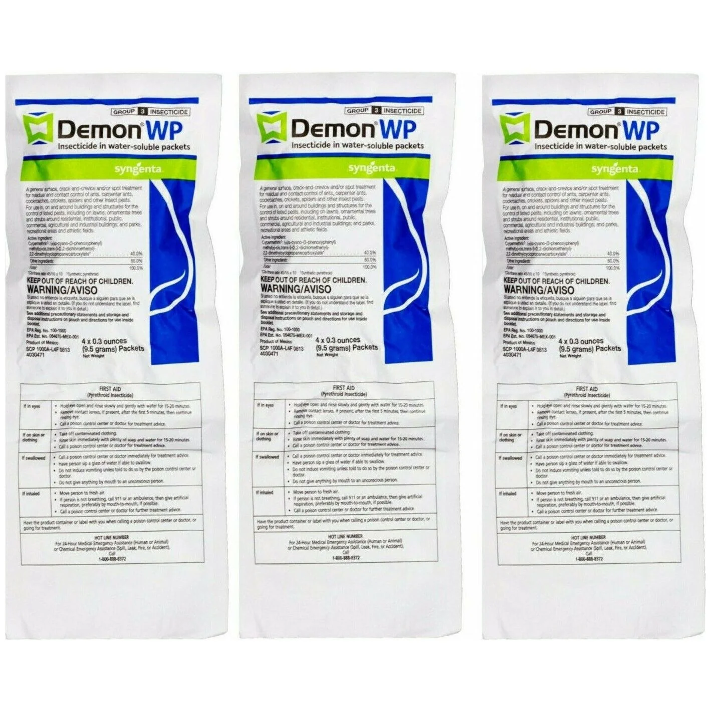Demon WP Insecticide 4 x 0.3 Oz. Packets - Image 4