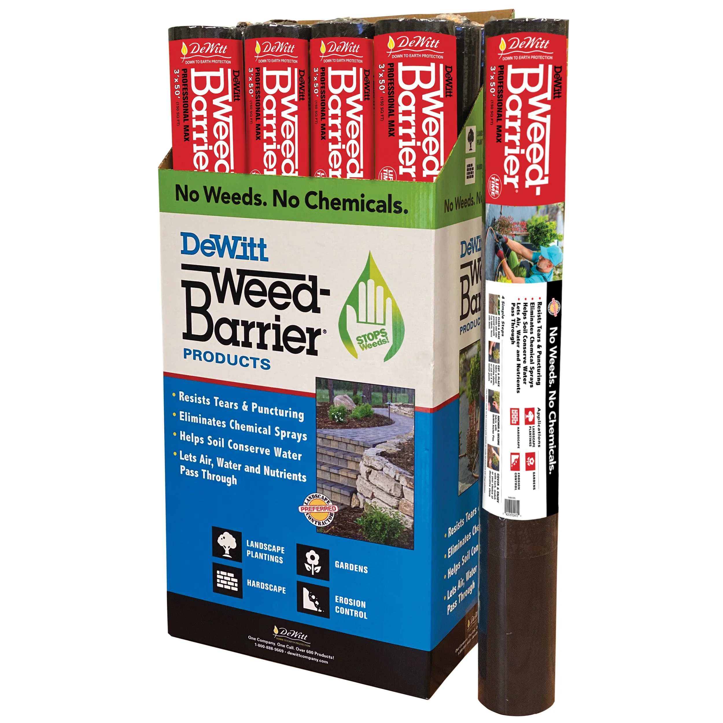 DeWitt Professional Max Weed Control Lifetime - 4.1 oz - 3 x 50 - Image 2