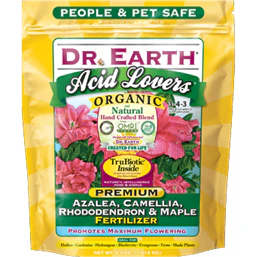 Dr Earth Acid Lovers Organic Premium Azalea, Camellia, Rhododendron & Maple Fertilizer - 4 lbs