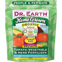 Dr Earth Home Grown Organic Premium Tomato, Vegetable, & Herb Fertilizer - 4 lbs