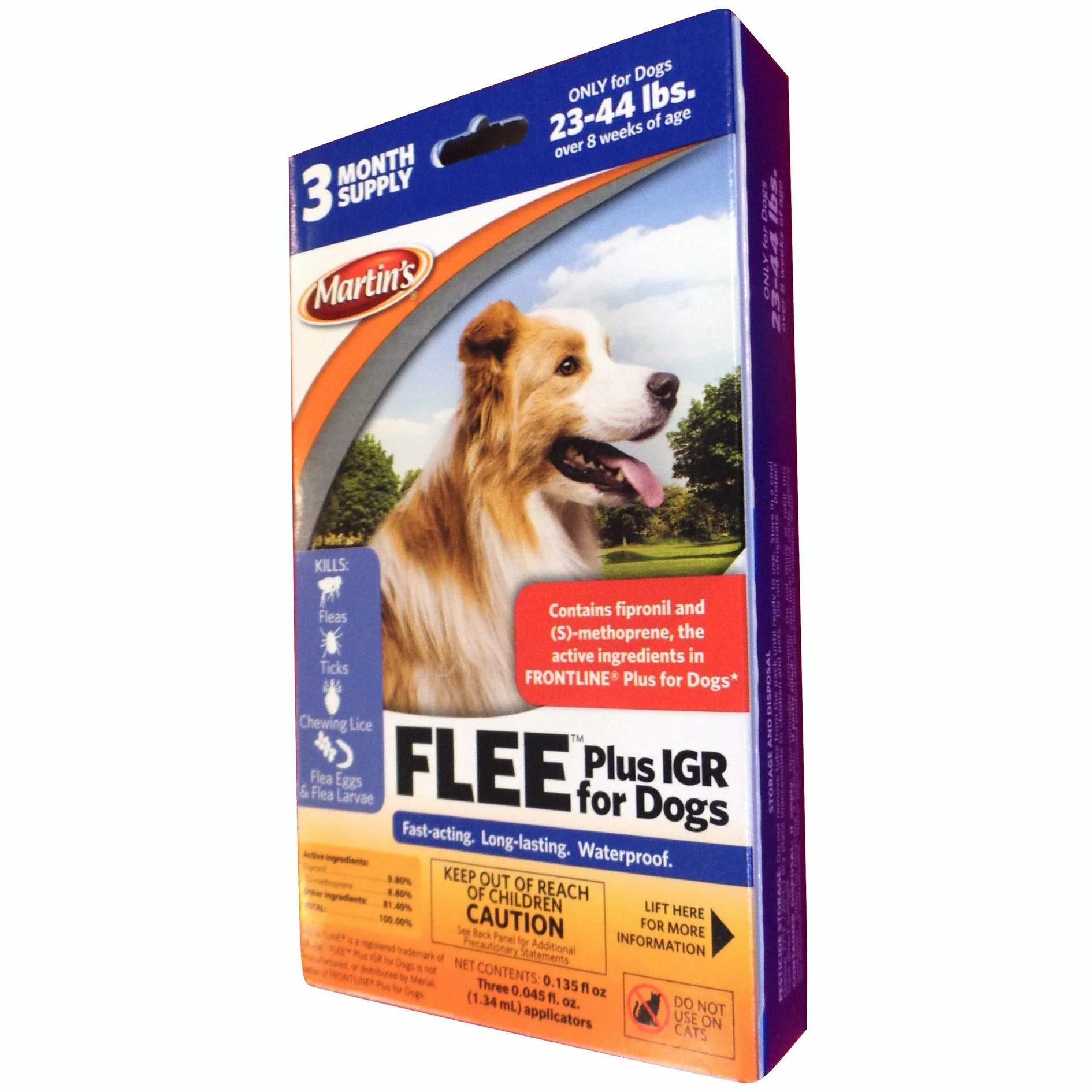 Flee Plus IGR for Dogs 23 - 44 Lbs.