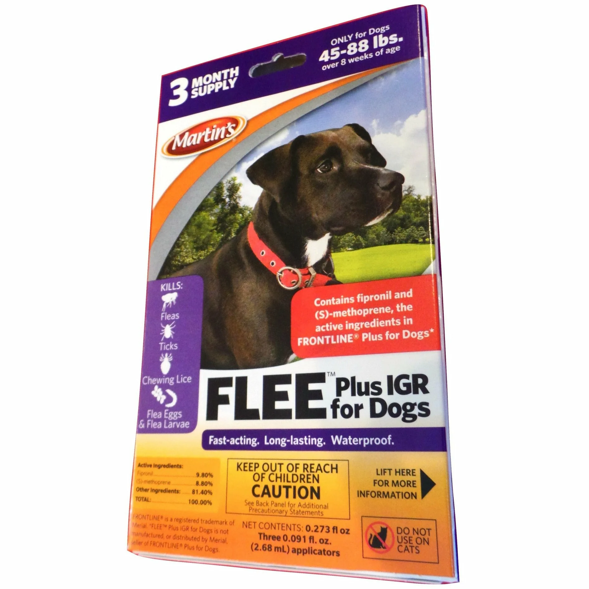 Flee Plus IGR for Dogs 45 - 88 Lbs.