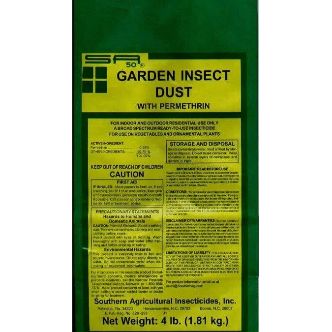 Garden Insect Dust Permethrin Insecticide - 4 Lbs. (Discontinued)