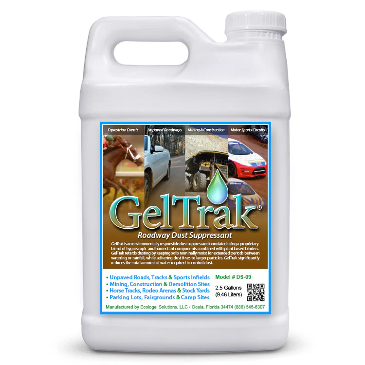 GelTrak Roadway Dust Suppressant - 2.5 Gal.