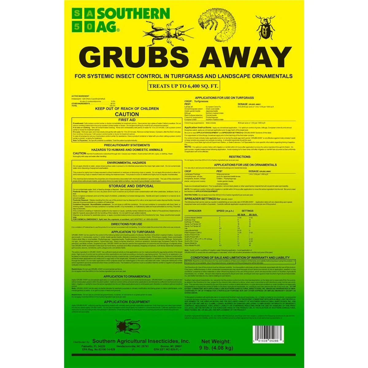Grubs Away Systemic Granular Insecticide - 9 Lbs.