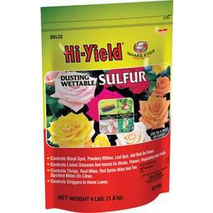 Hi-Yield Dusting Wettable Sulfur - 4 Lb