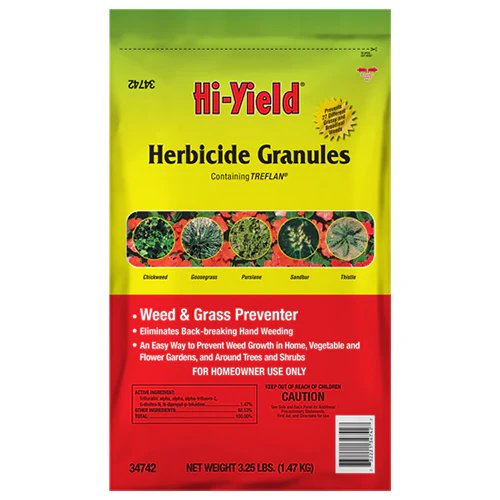 Hi-Yield Lawn & Garden, Weed & Grass Preventer, Treflan Herbicide Granules