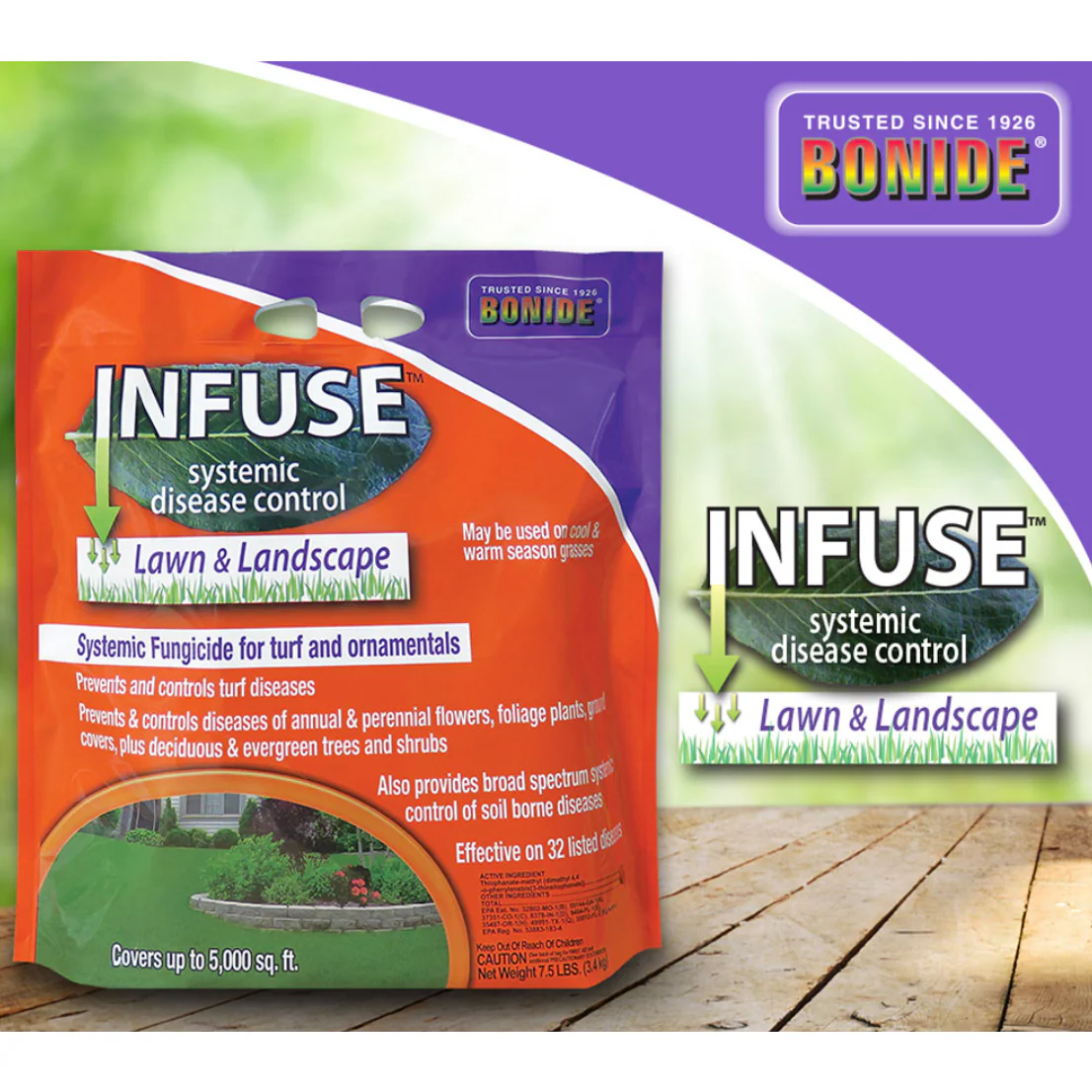 Infuse Systemic Disease Control Lawn & Landscape Granules - 7.5 Lbs.
