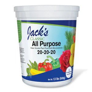 Jack's All Purpose Plant Food 20-20-20 Water Soluble