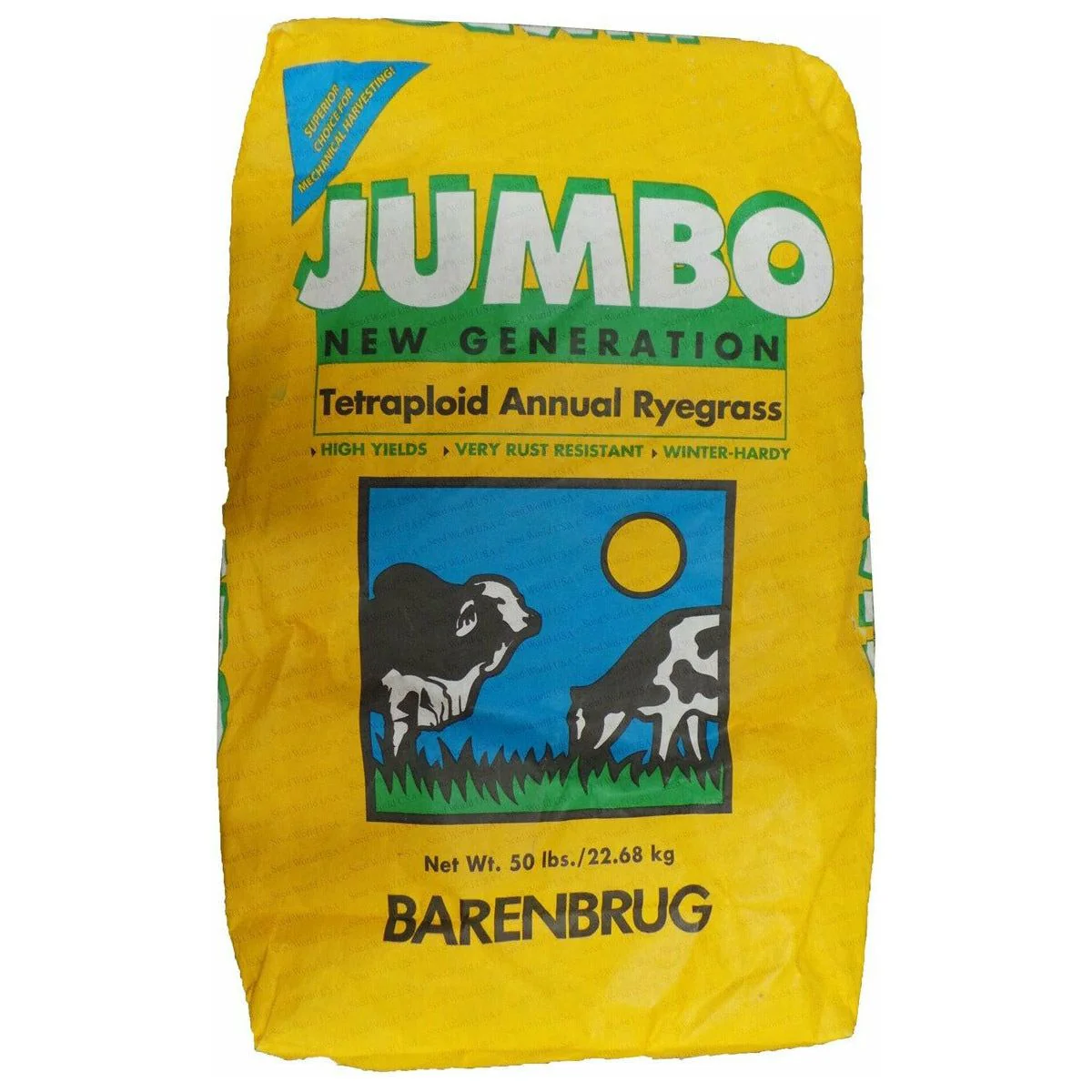 Jumbo Tetraploid Pasture Ryegrass Seed - 50 Lbs.