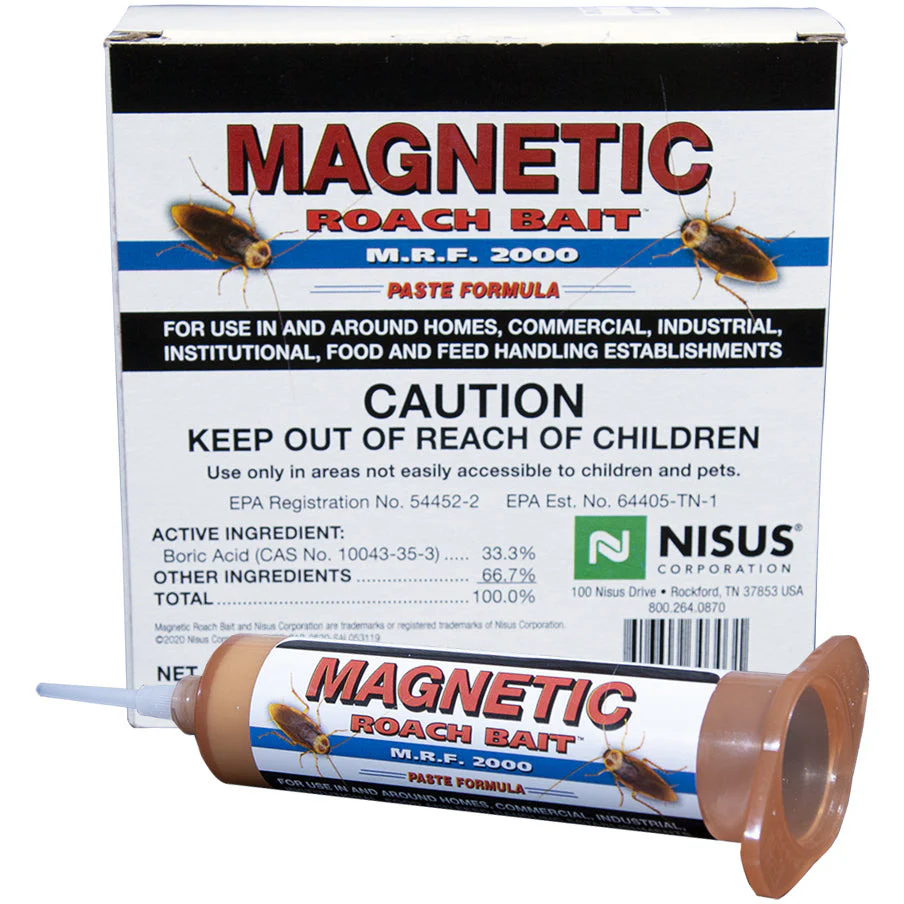 Magnetic Roach Bait - 4 Tubes