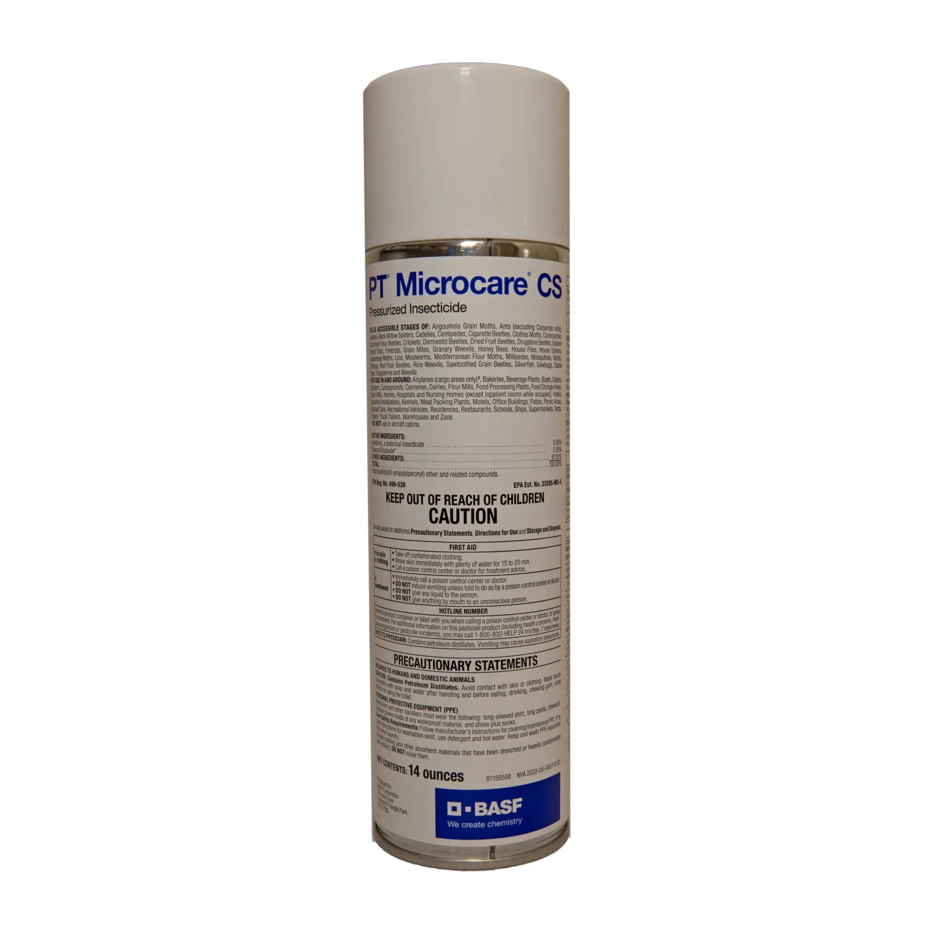 Microcare Pressurized Pyrethrum Insecticide Aerosol - 14 oz.