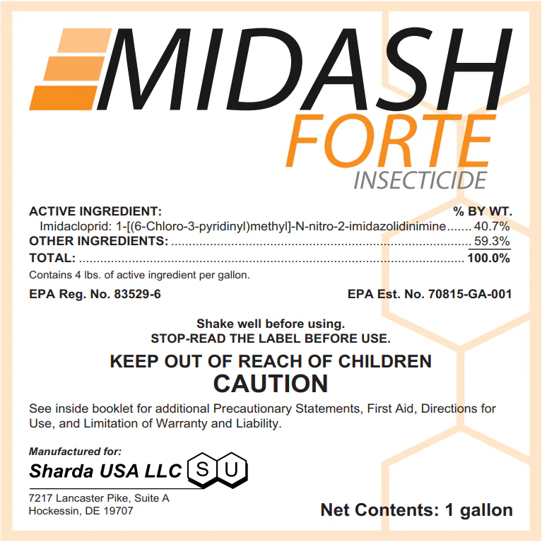 Montana 4F Imidacloprid Insecticide - 1 Gallon (Midash Forte 4L)