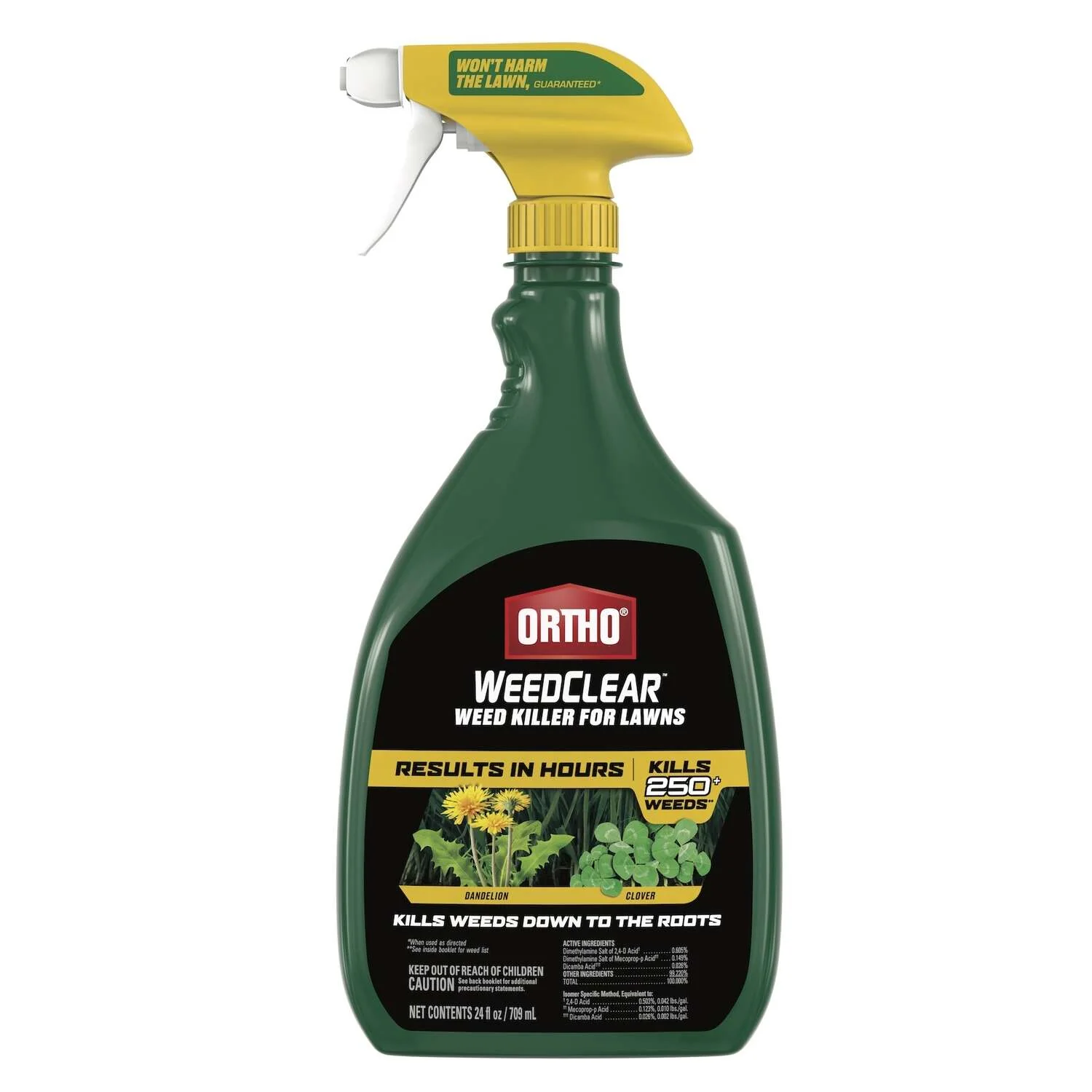 Ortho WeedClear Weed Killer for Lawns RTU Liquid Spray Bottle - 24 oz.