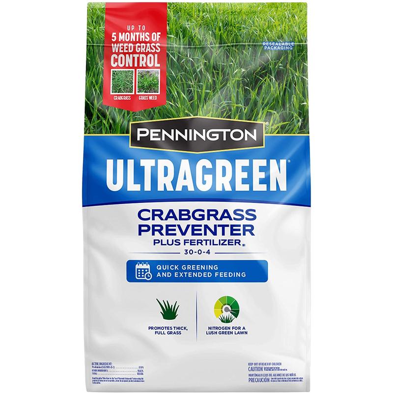 Pennington Ultragreen Crabgrass Preventer Plus Fertilizer 30-0-4 - 12.5 lbs. (Discontinued)