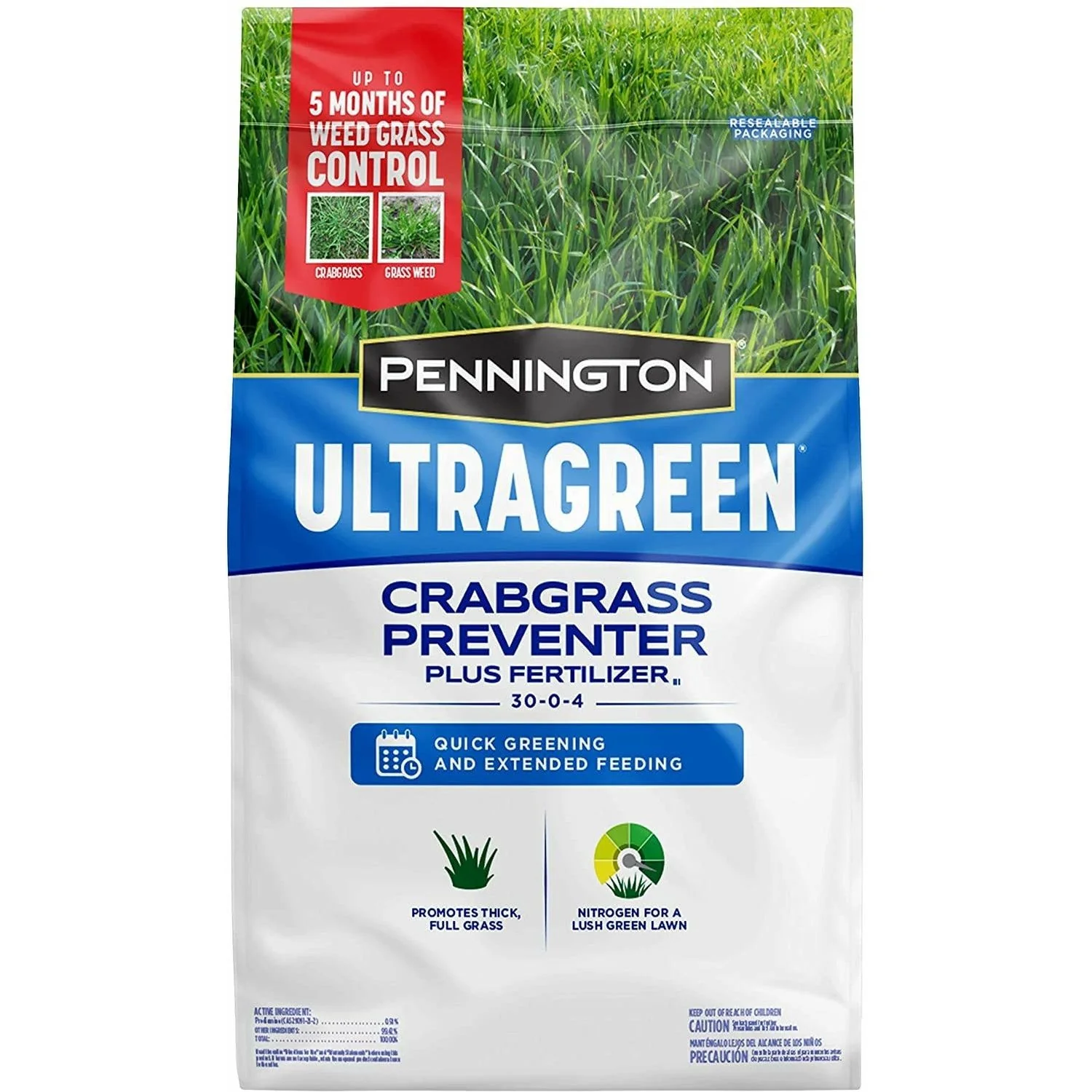 Pennington Signature Crabgrass Preventer Plus 30-0-4 Fertilizer - 37 Lbs. (Discontinued)