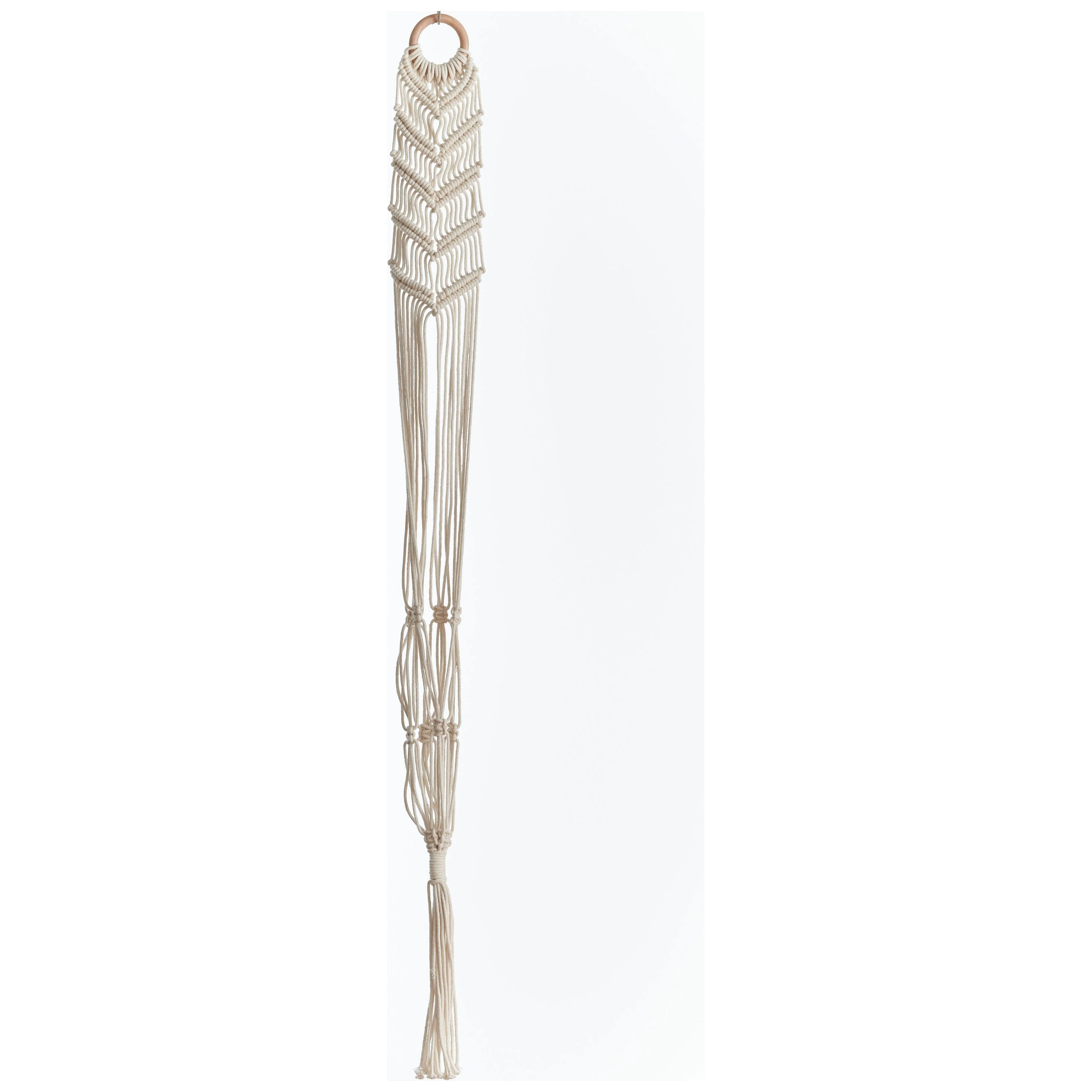 Plant Hanger Natural Woven Hammock 48"