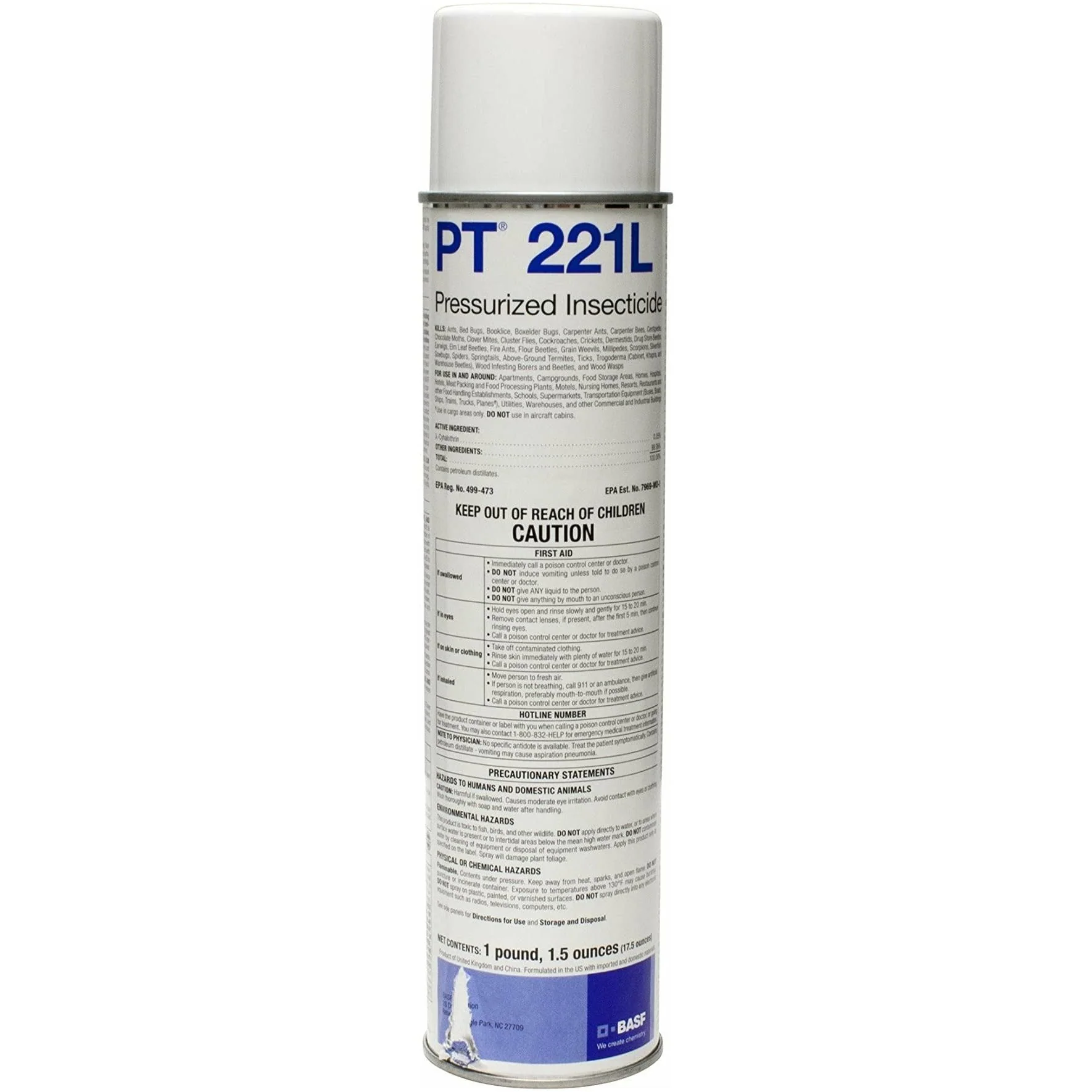 PT 221L Insecticide - 14 Oz