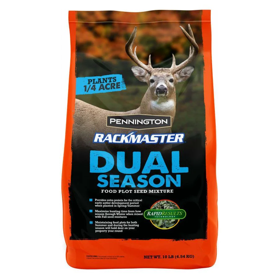 Rackmaster Wildlife Dual Season Food Plot Seed Mix - 10 Lbs.