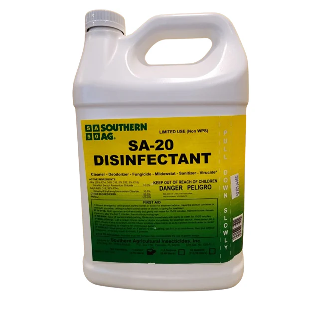 SA-20 Orchid & Ornament Disinfectant Fungicide Sanitizer Deodorizer Algaecide Virucide  - 1 Gallon