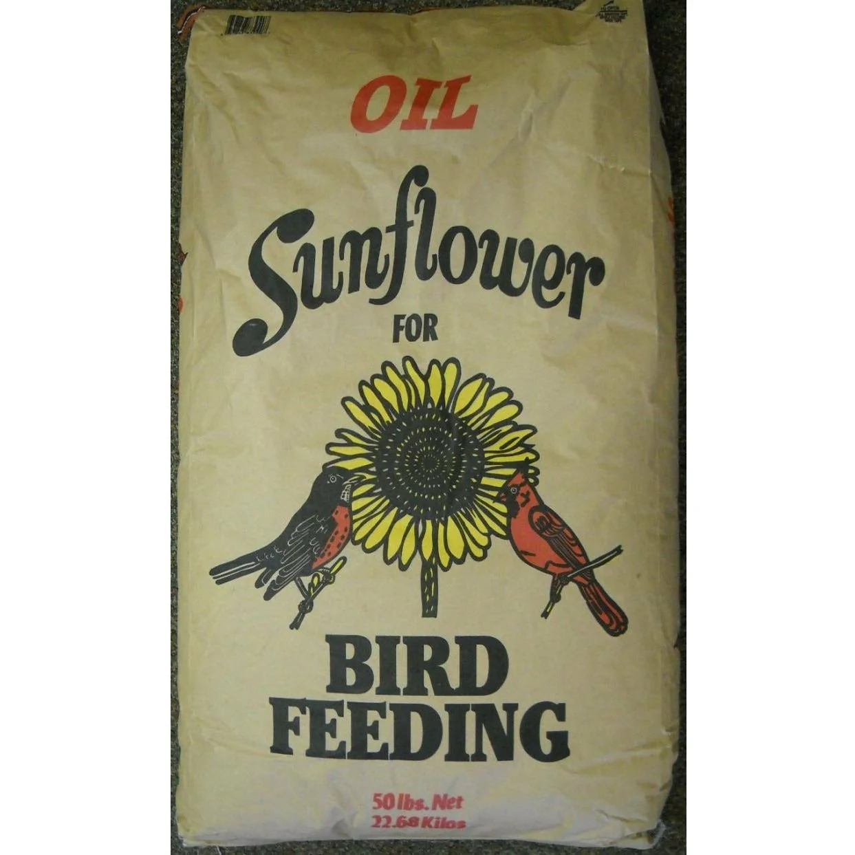Shafer Black Oil Bird Food Seed - 50 Lbs.
