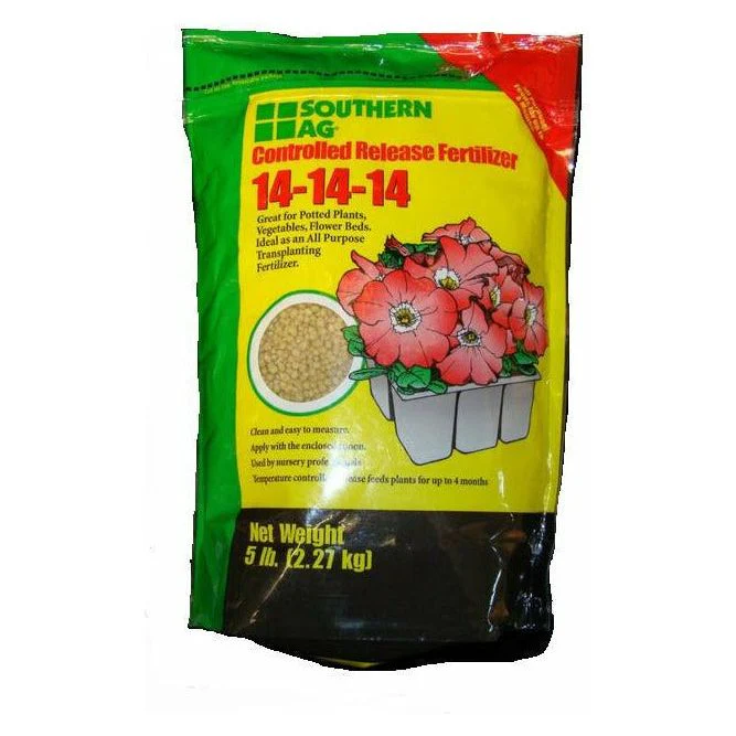 Southern Ag Controlled Release 14-14-14 Fertilizer - 5 Lbs.