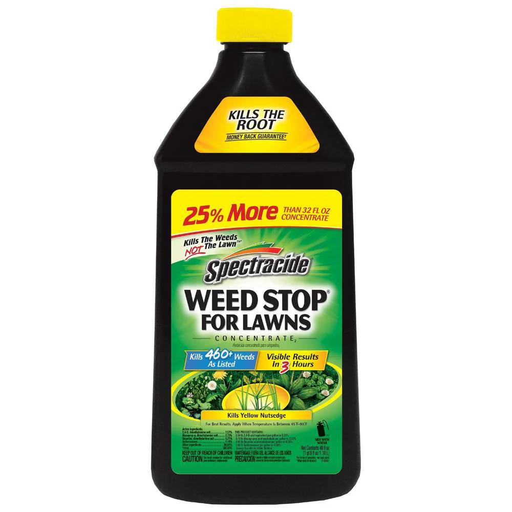 Spectracide Weed Stop Concentrate - Kills 460+ Weeds - 40 oz.