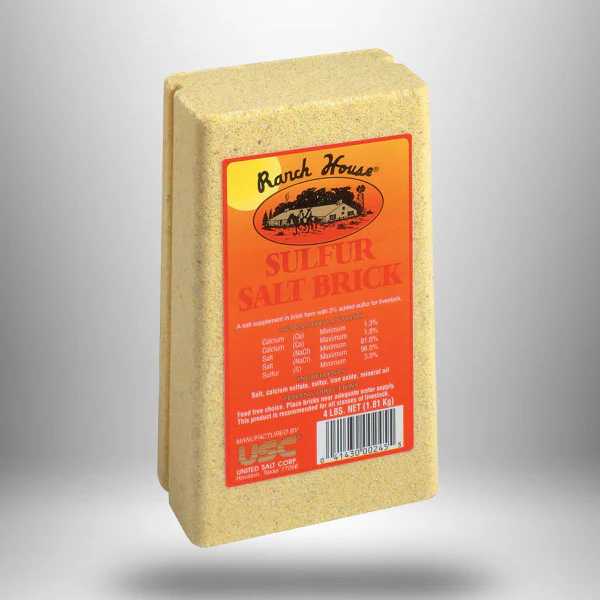 Sulfur Salt Brick - 4lbs x12
