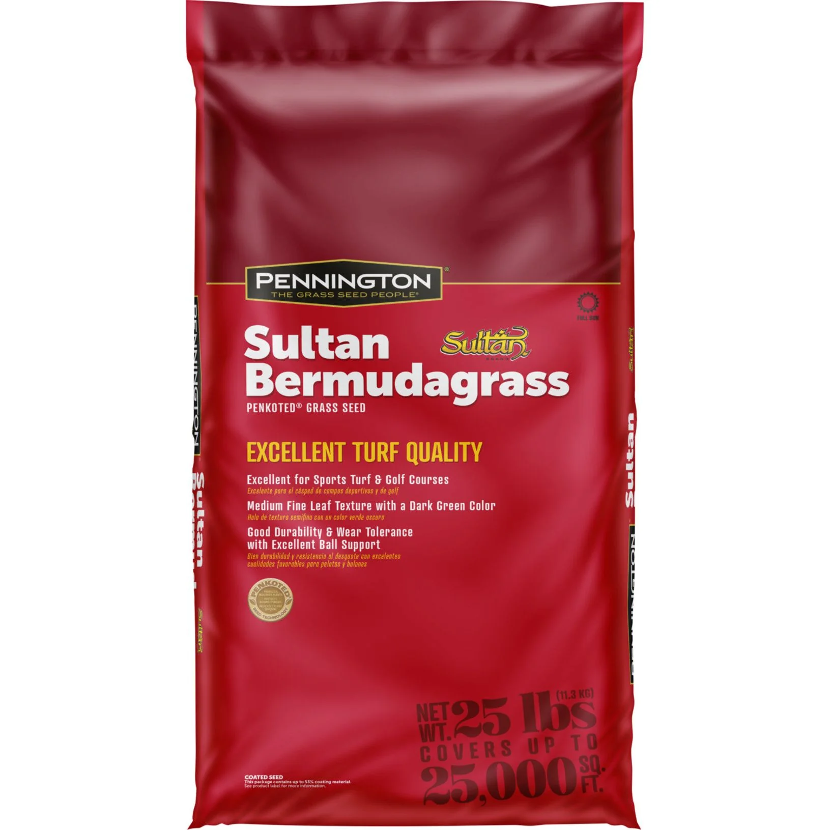 Sultan Bermuda Grass Seed (Hulled & Coated)