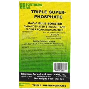 Triple Super Phosphate Bulb Booster 0-40-0 Fertilizer - 5 Lbs.
