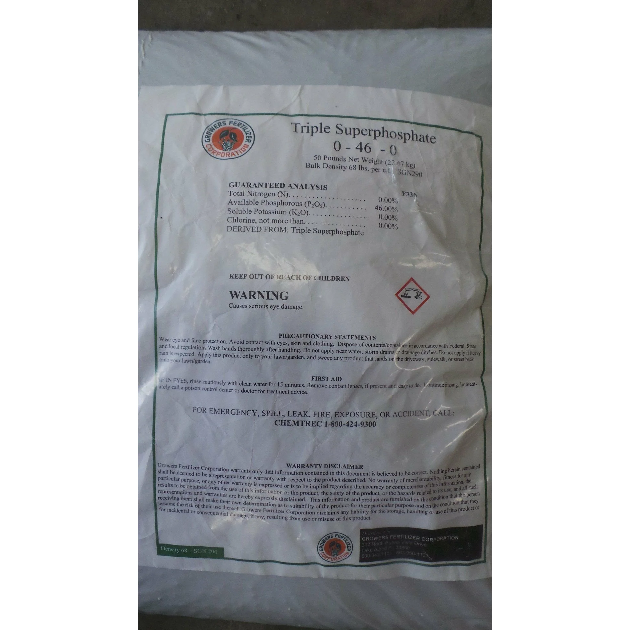 Triple Superphosphate Fertilizer 0-46-0