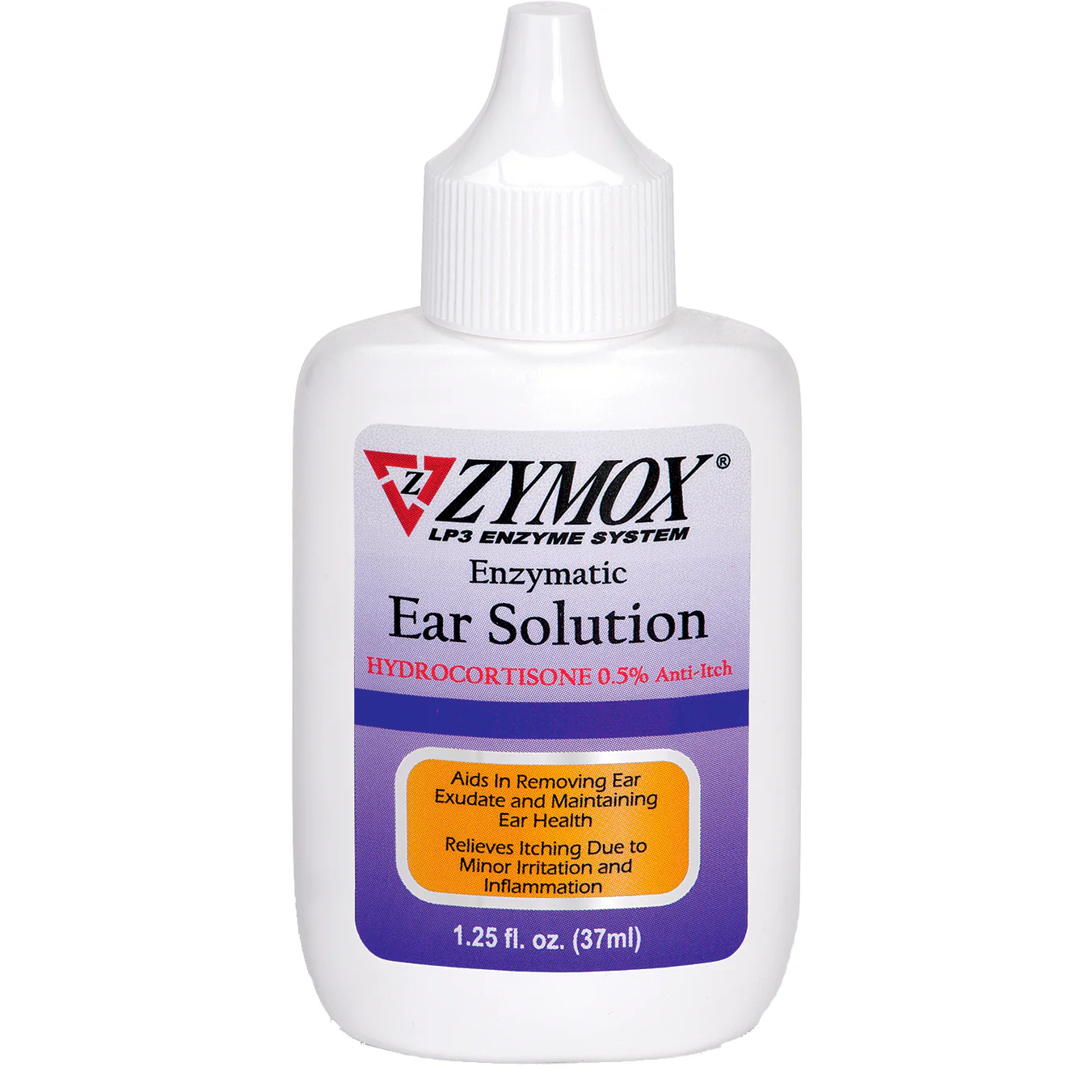 ZYMOX Enzymatic Ear Solution with 0.5% Hydrocortisone - 1.25 Oz.